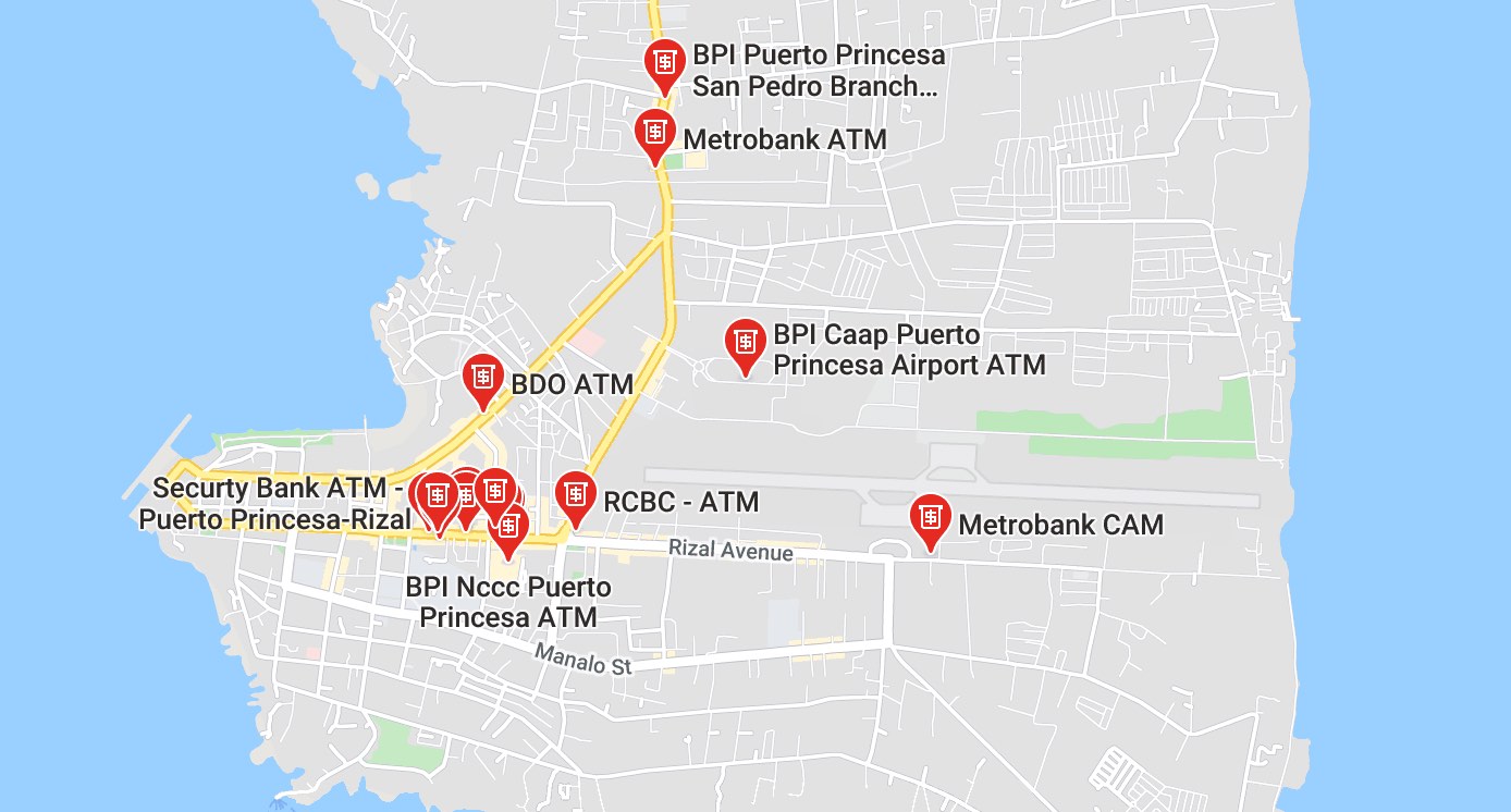 Bank locations in Puerto Princesa, Palawan | Tikigo Tips