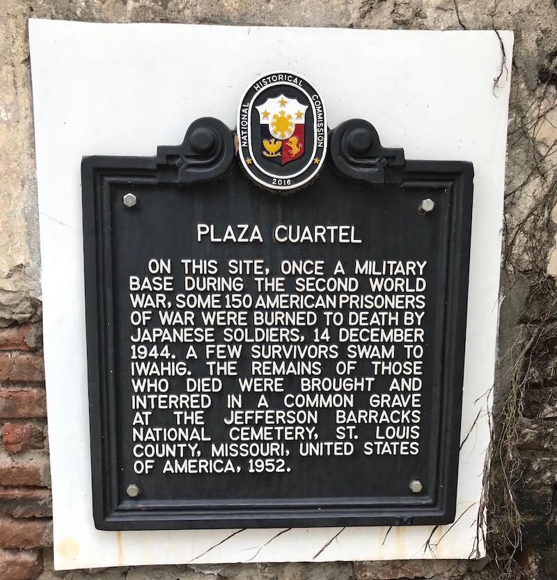Plaza Cuartel Commemoration of the WW2 Palawan Massacre