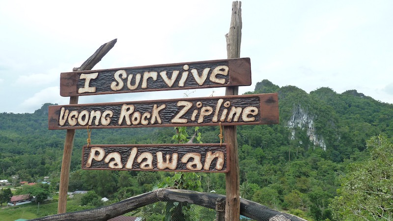 Ugong Rock Adventres, Zipline in Puerto Princesa, Palawan